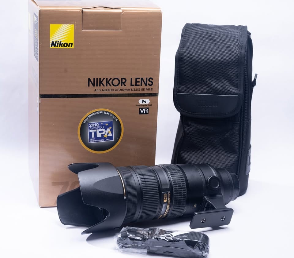Nikon 70-200, f 2.8G ED VR II