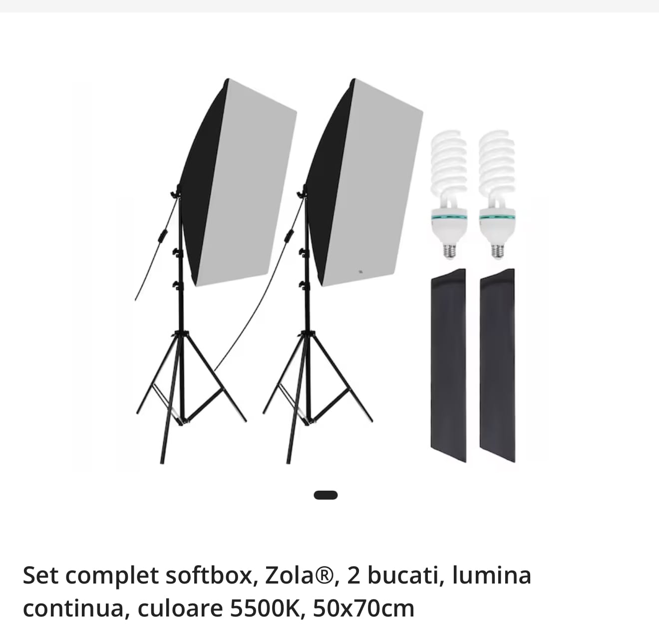 Set complet softbox, Zola