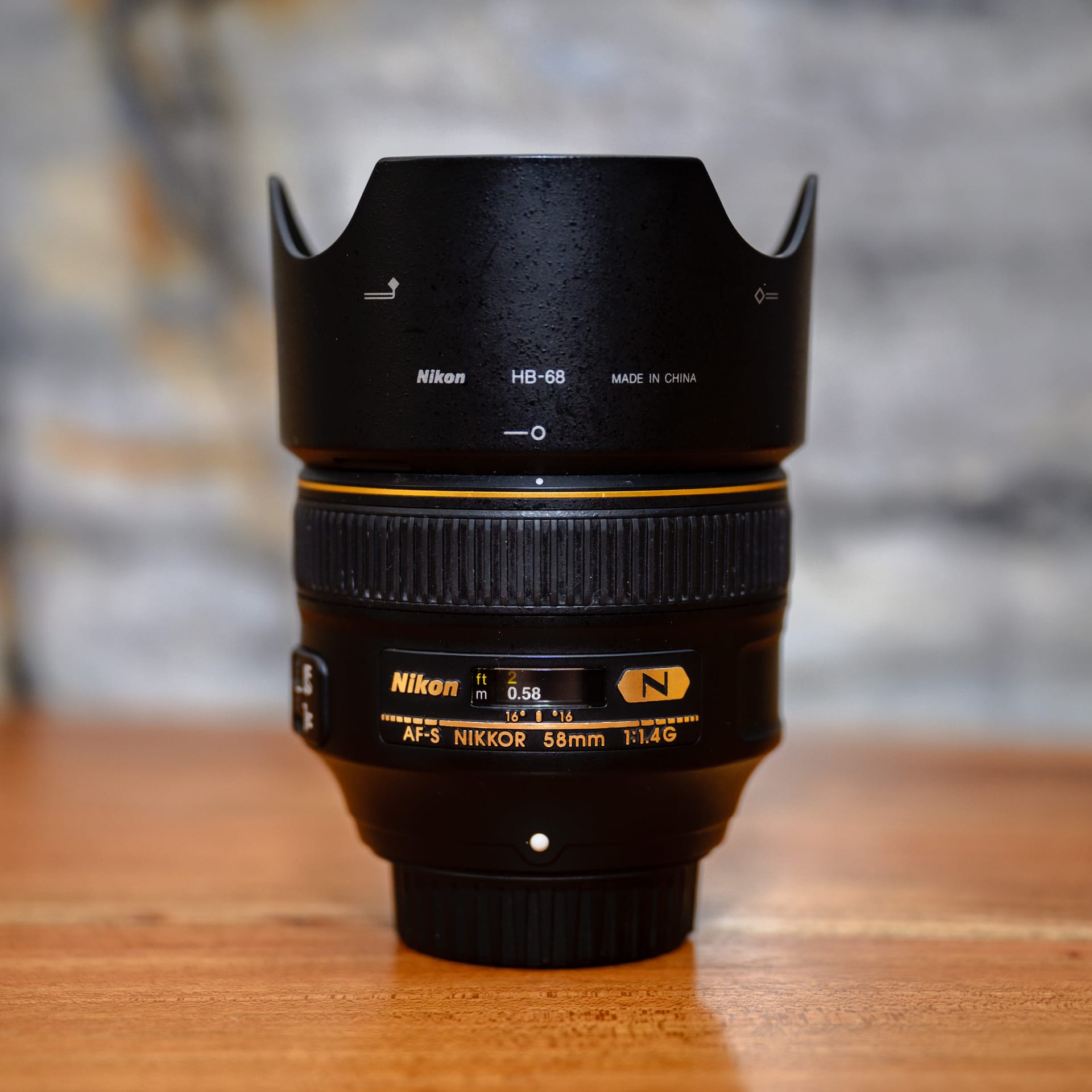 Nikon AF-S 58mm f/1.4 G (montura Nikon F - DSLR)