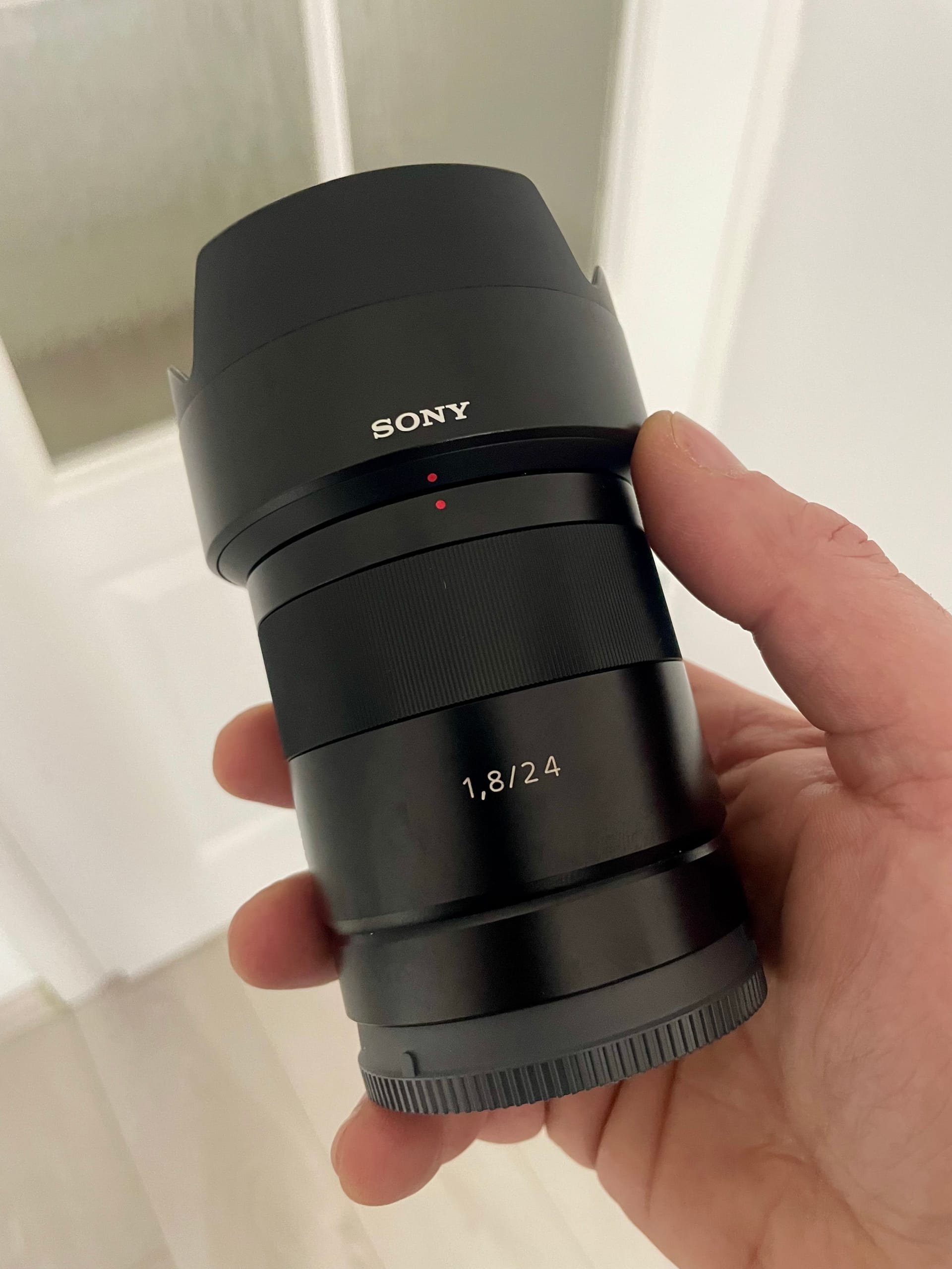 Sony Zeiss 24 mm f1.8