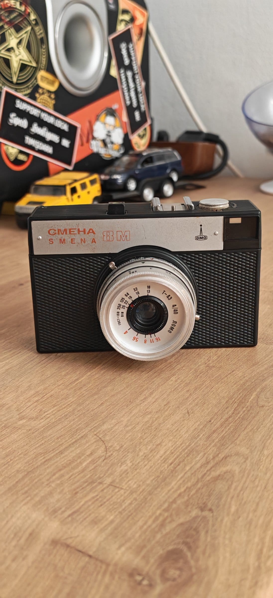 Aparat foto Smena 8M fabricat în URSS