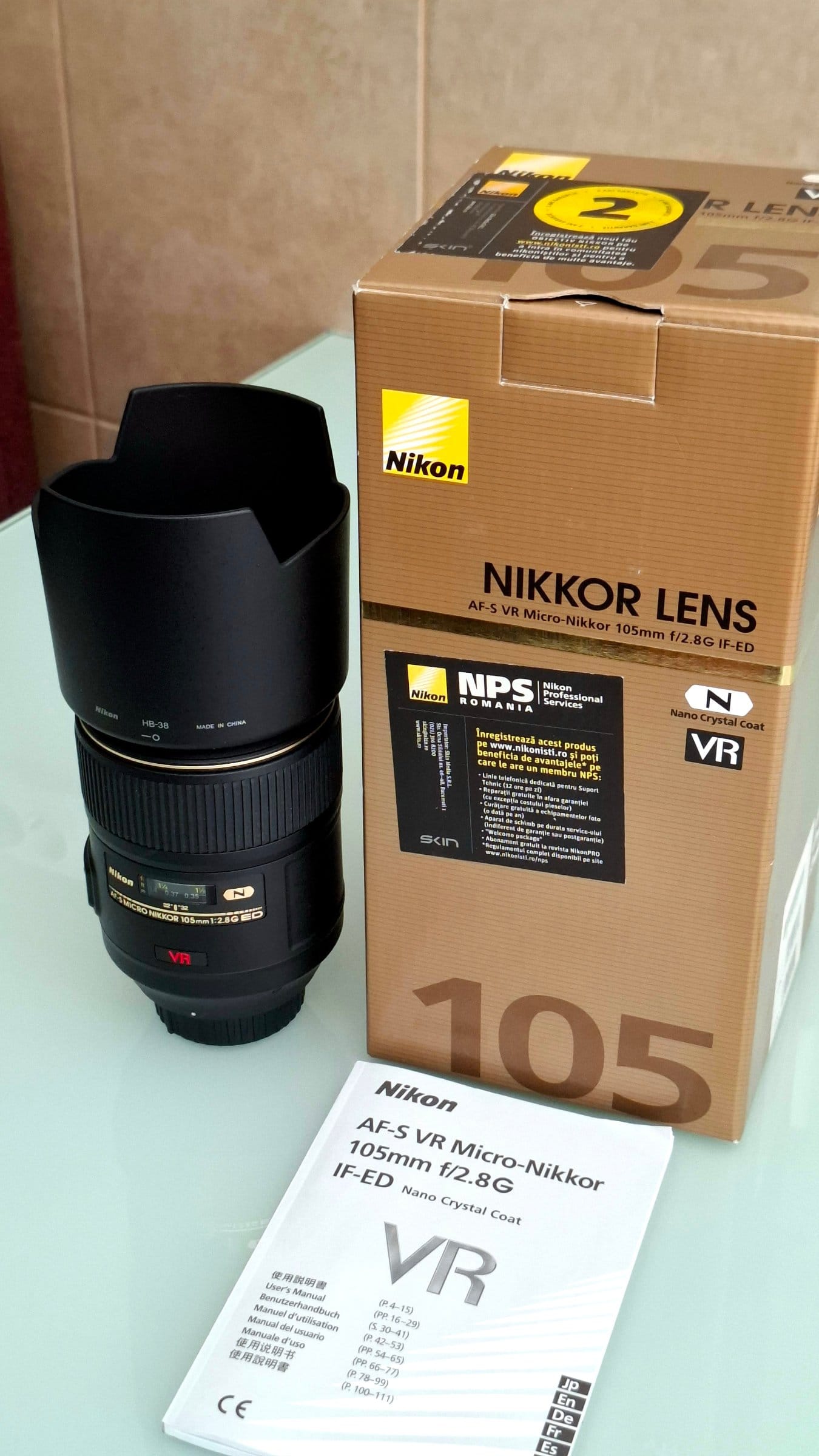Obiectiv Nikon 105mm f/2.8G AF-S VR IF-ED